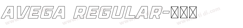 Avega Regular字体转换